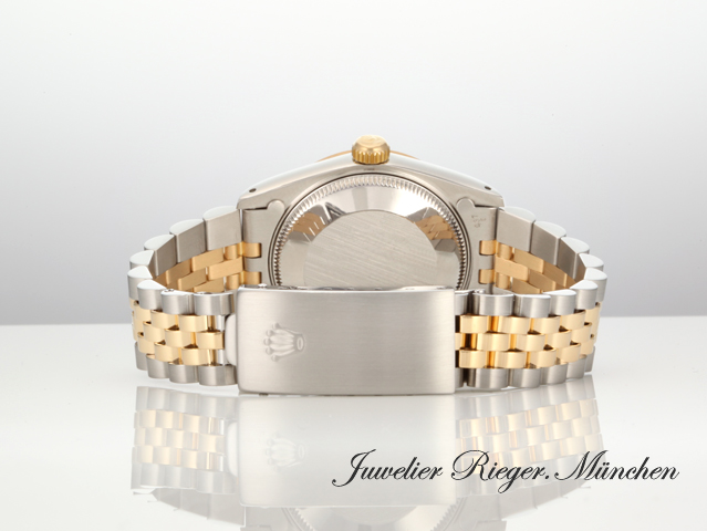Bild 6 der Galerie: Rolex Medium Datejust Stahl Gelbgold 750 Diamanten Automatik Gold Stahl Damen