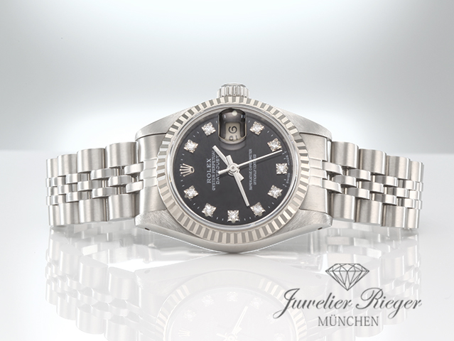 Bild 4 der Galerie: Rolex Lady Datejust Stahl Weissgold 750 Diamanten Automatik Gold Damen