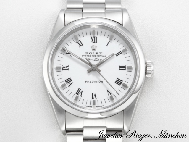 Bild 1 der Galerie: Rolex Airking 34 mm Edelstahl Automatik 14000 Medium Stahl Damen Herren
