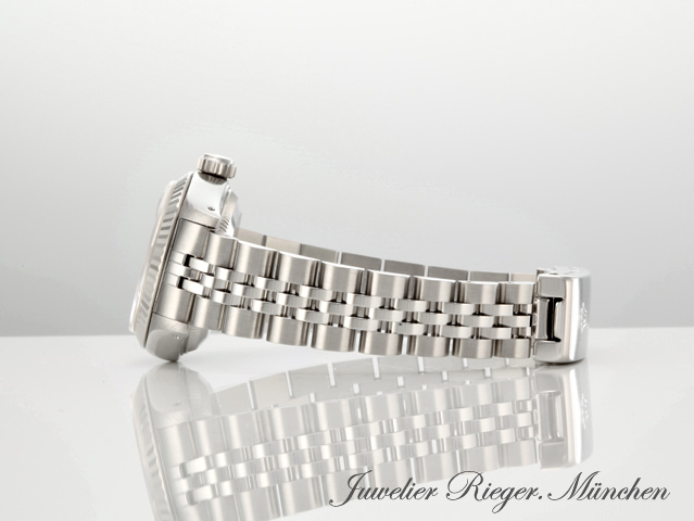 Bild 5 der Galerie: Rolex Lady Datejust Stahl Weissgold 750 Diamanten 1994 LC100 Automatik Gold Damen