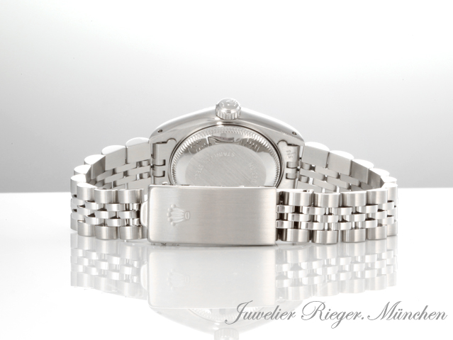 Bild 6 der Galerie: Rolex Lady Datejust Stahl Weissgold 750 Diamanten 1994 LC100 Automatik Gold Damen
