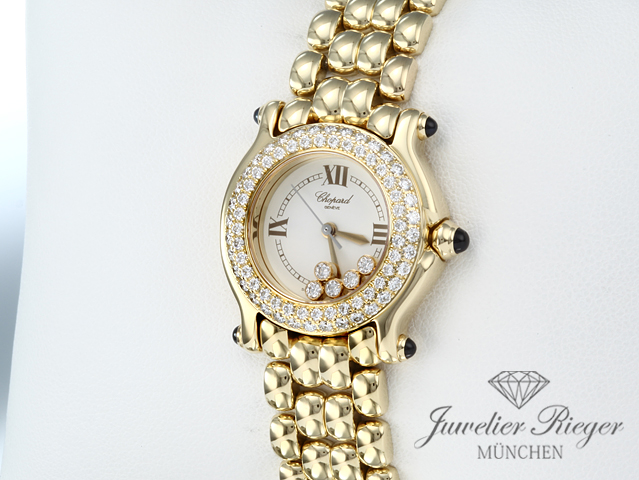 Bild 2 der Galerie: Chopard Happy Sport Lady Gelbgold 750 Diamanten 276151 Chopard-Service 2026 Diamonds Gold