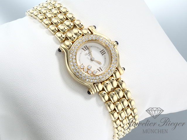 Bild 3 der Galerie: Chopard Happy Sport Lady Gelbgold 750 Diamanten 276151 Chopard-Service 2026 Diamonds Gold