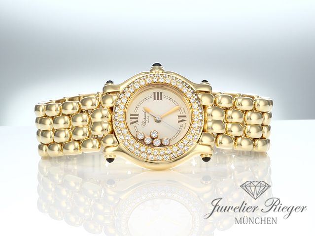 Bild 4 der Galerie: Chopard Happy Sport Lady Gelbgold 750 Diamanten 276151 Chopard-Service 2026 Diamonds Gold