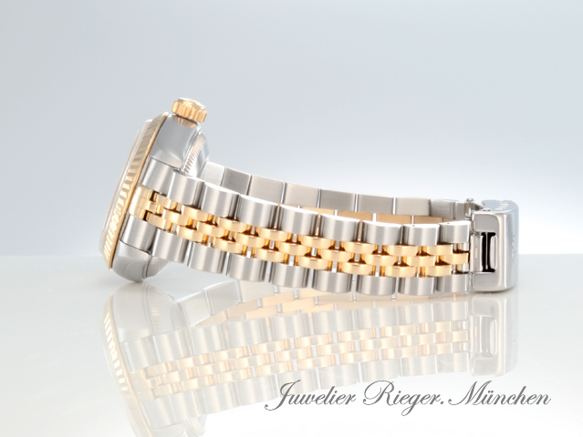 Bild 5 der Galerie: Rolex Lady Datejust Edelstahl Gelbgold 750 Diamanten 1995 Automatik Gold Stahl