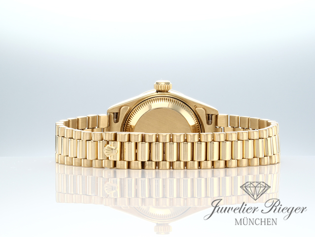 Bild 6 der Galerie: Rolex Lady Datejust Gelbgold 750 Diamanten Brillanten Automatik Gold Damen